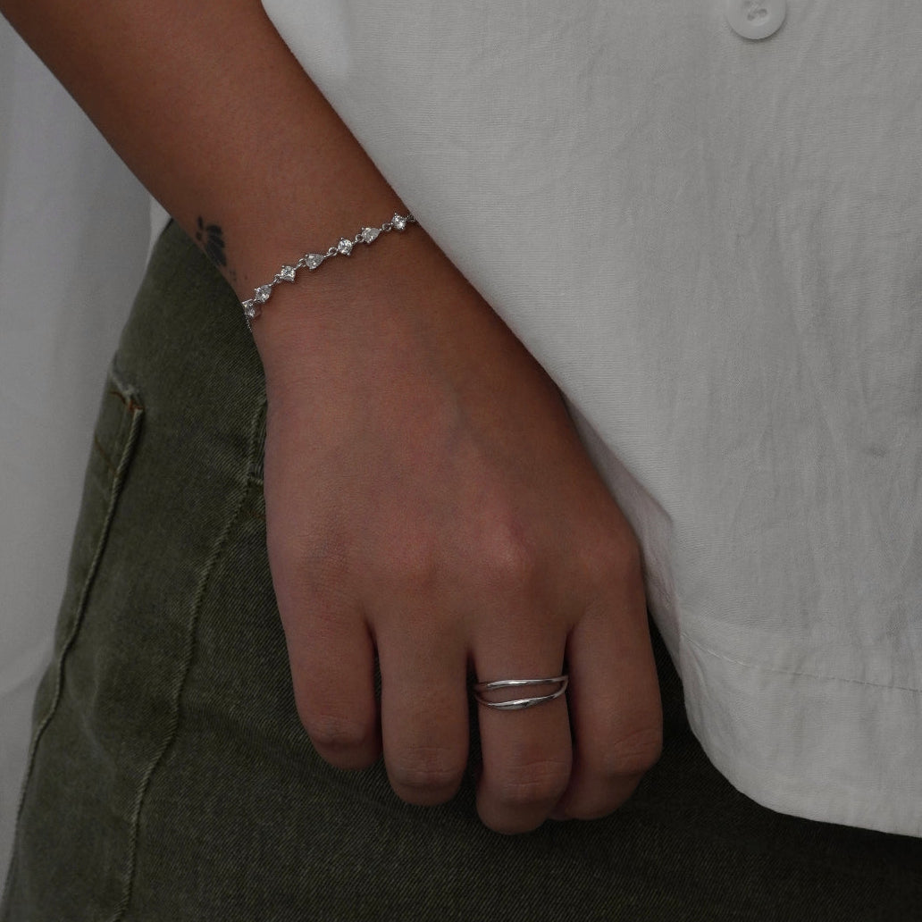 Double Contour Ring