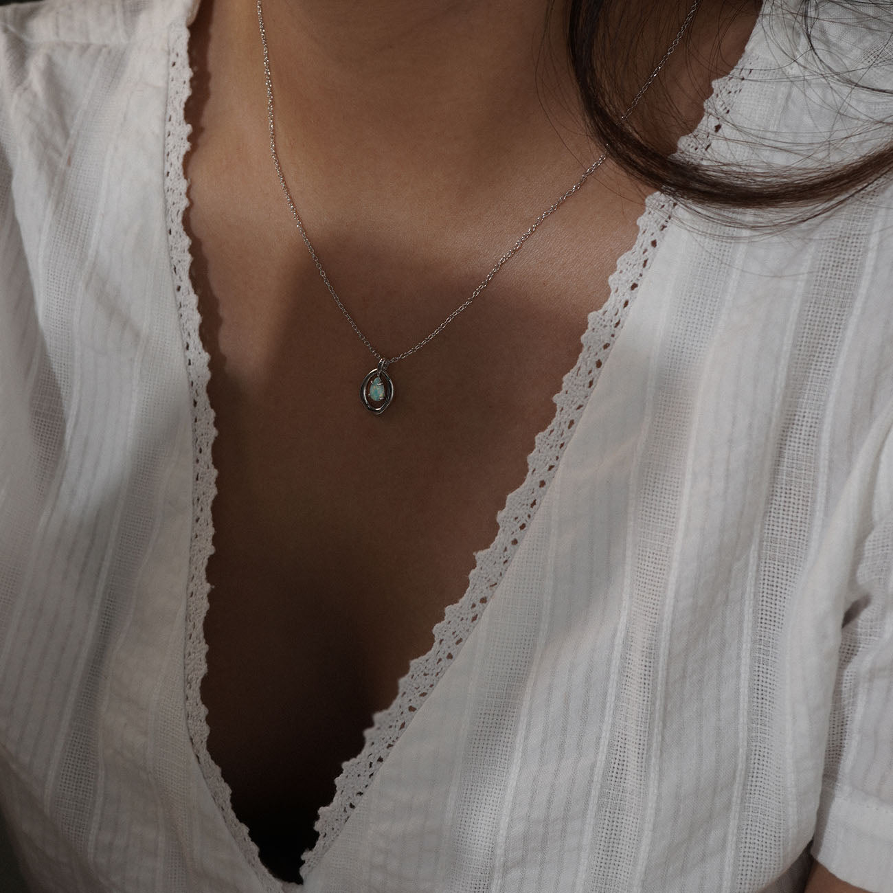 Aurora Opal Necklace