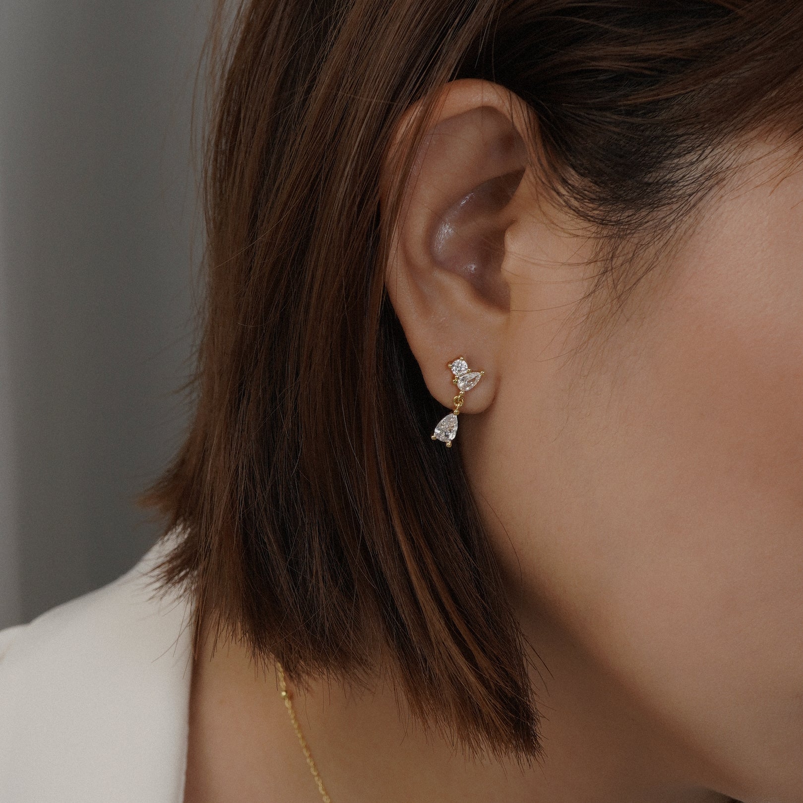 Dew Pear Studs