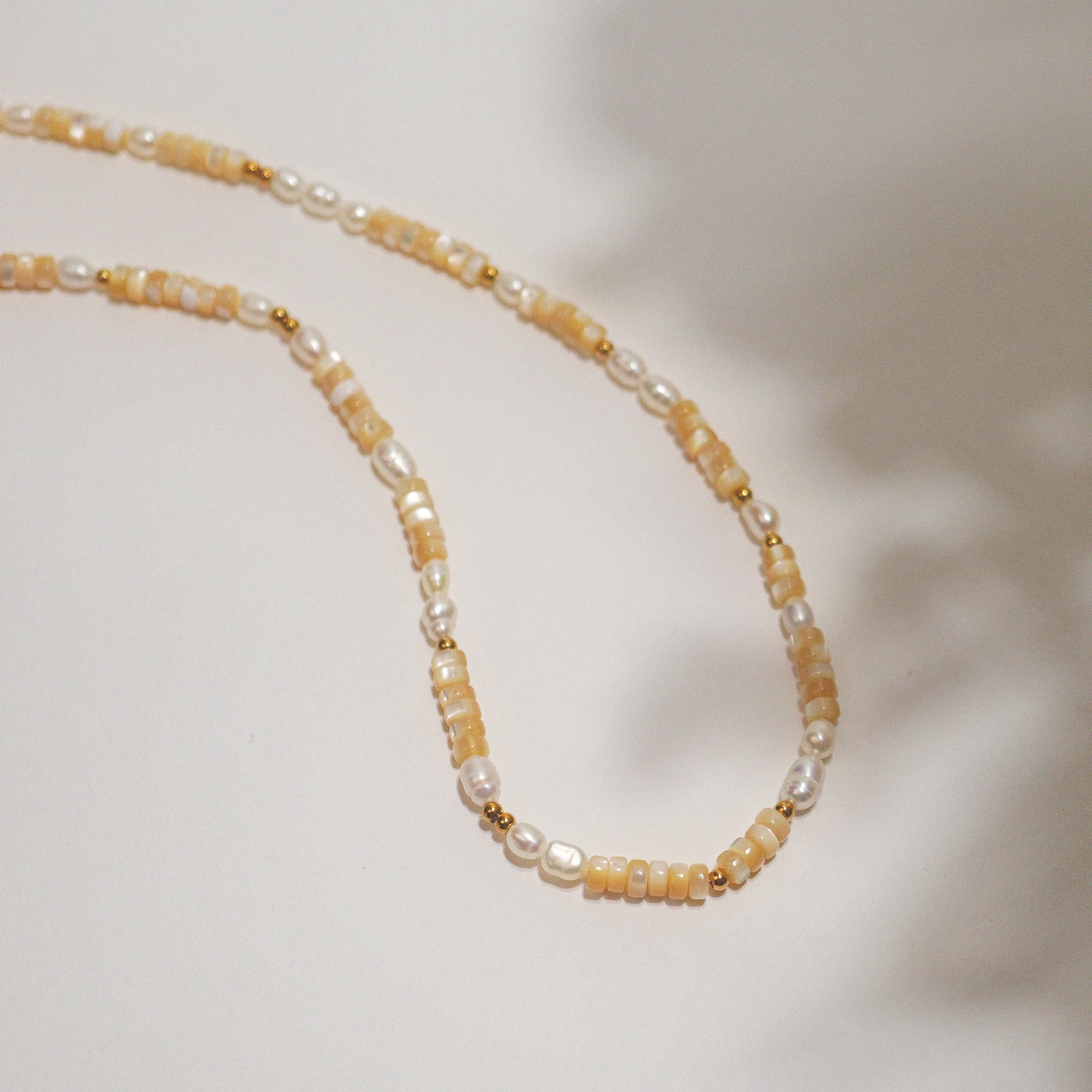 Donut Mother of Pearl Necklace