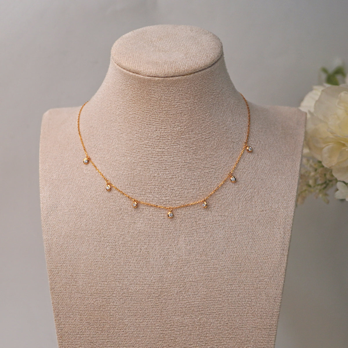 Multi Bezel Necklace
