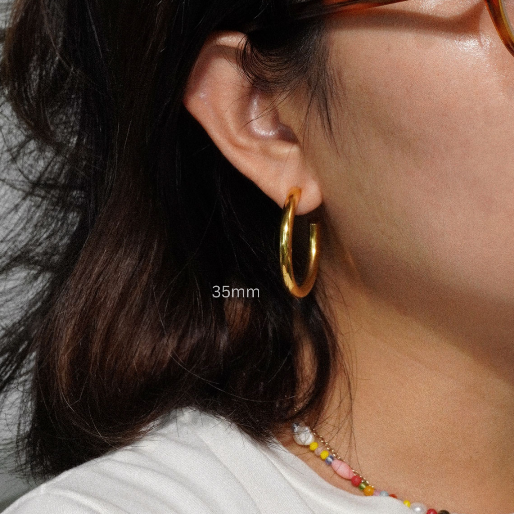 Chunky Tube Hoops