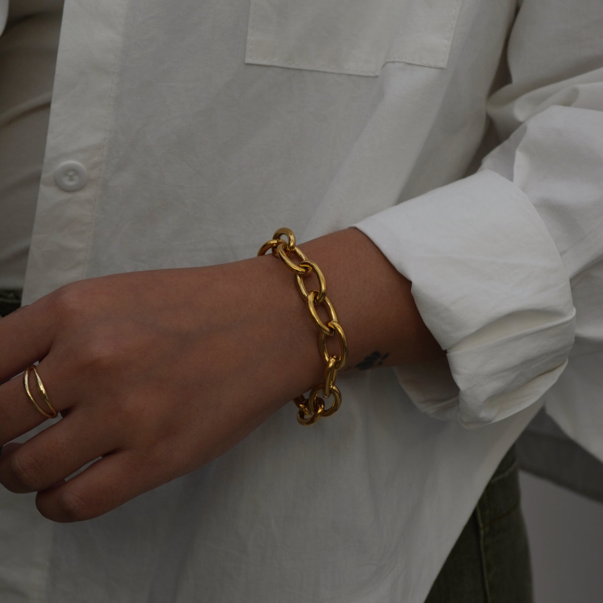 Double Contour Ring