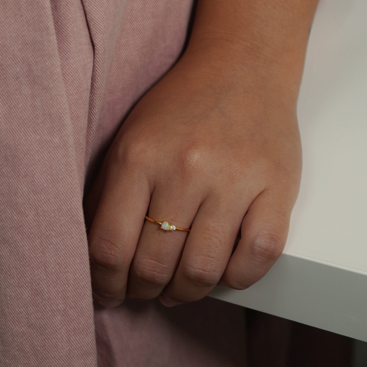 Stela Opal Ring