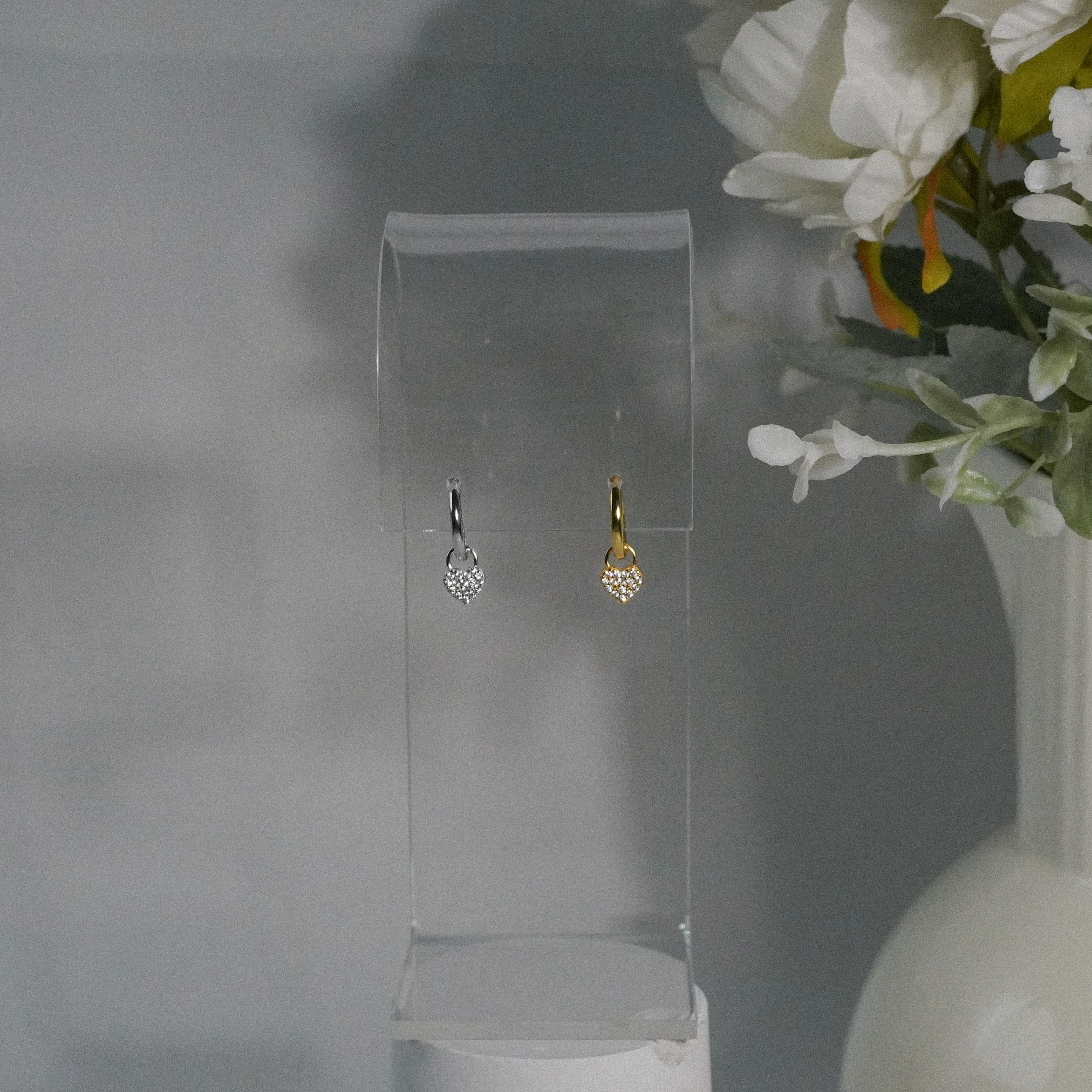 Lumiere Pave Hoops