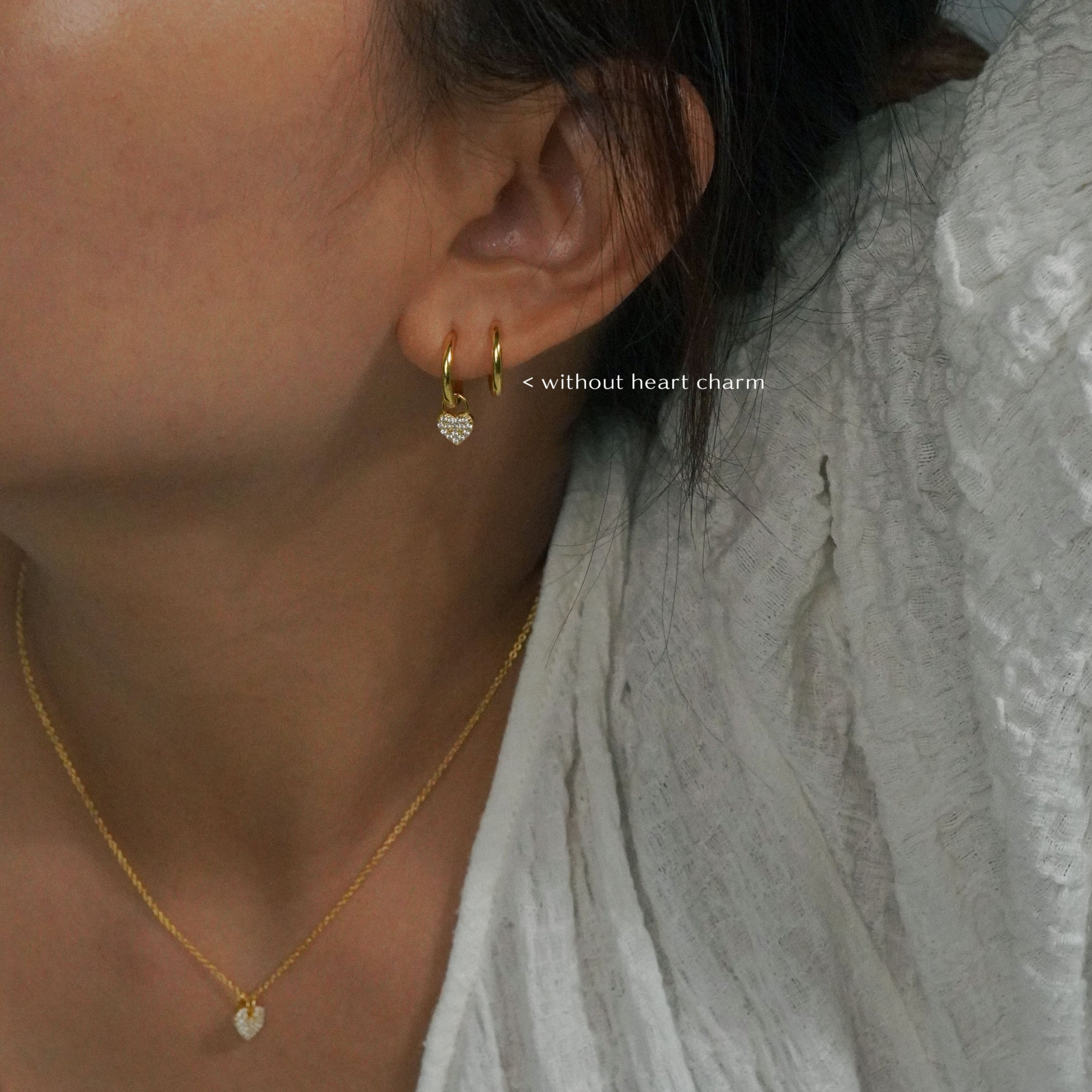 Lumiere Pave Hoops