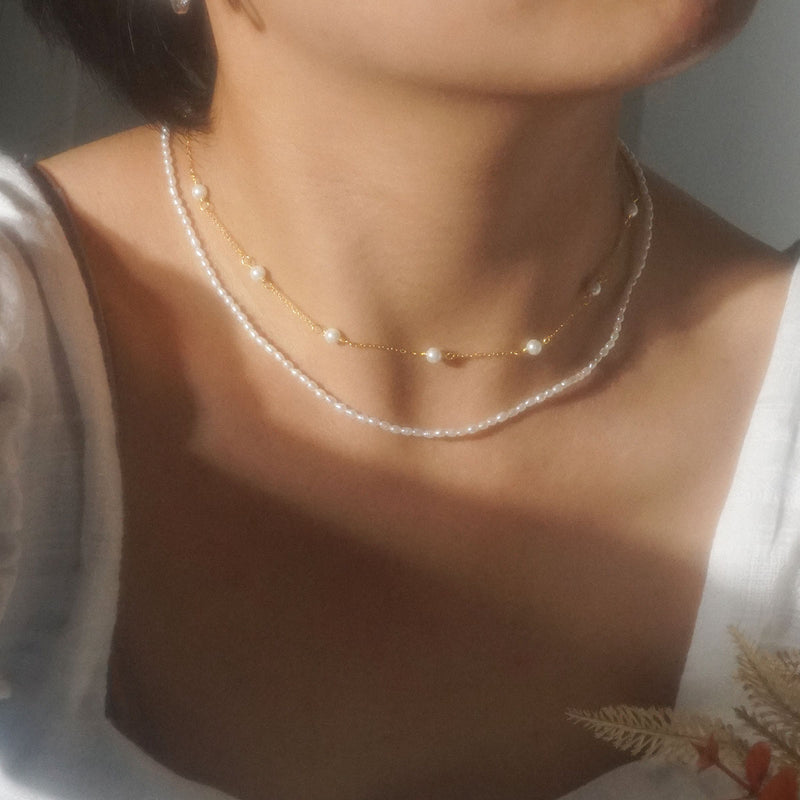 Baby Pearl Choker (Gold Filled)