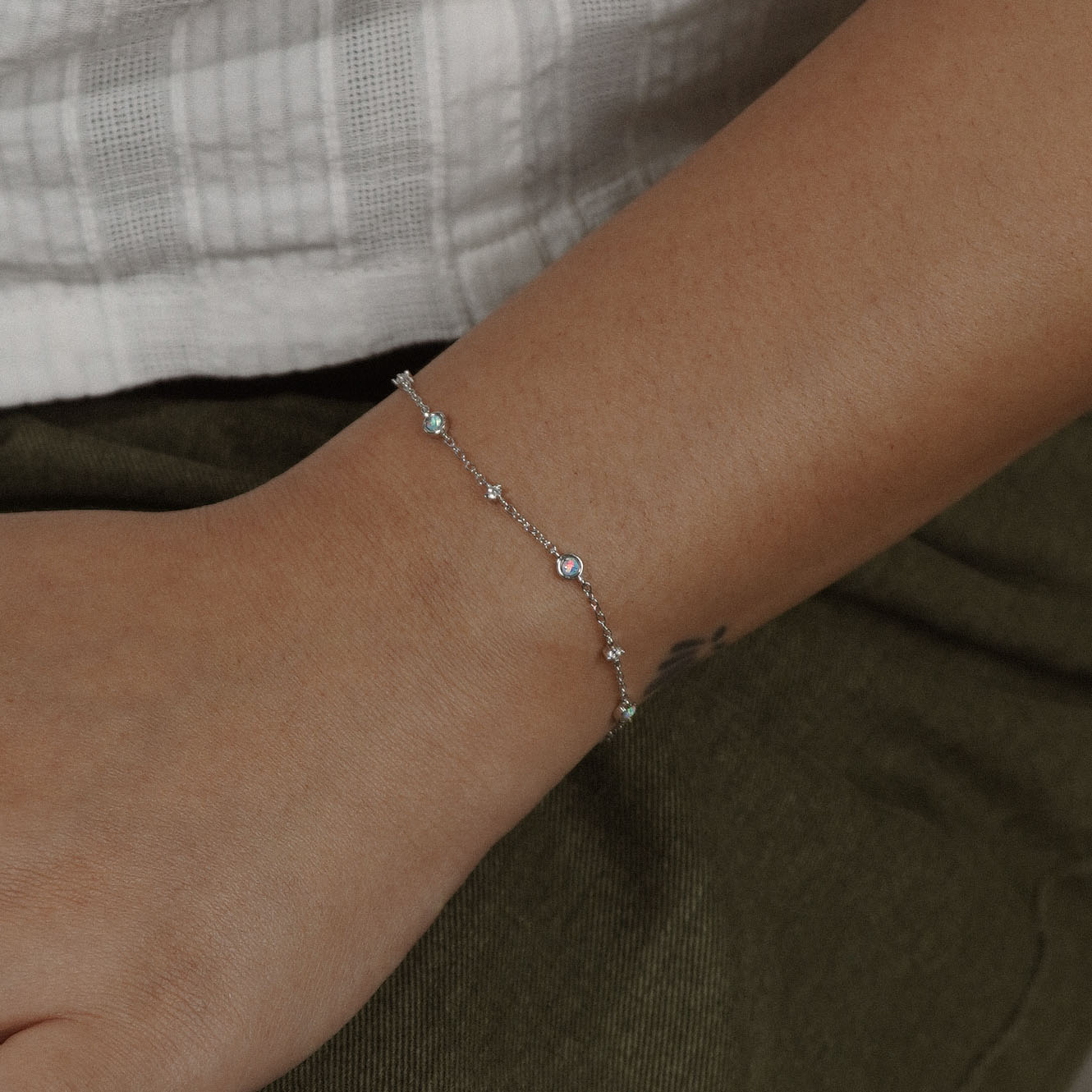 Opal Station Bracelet