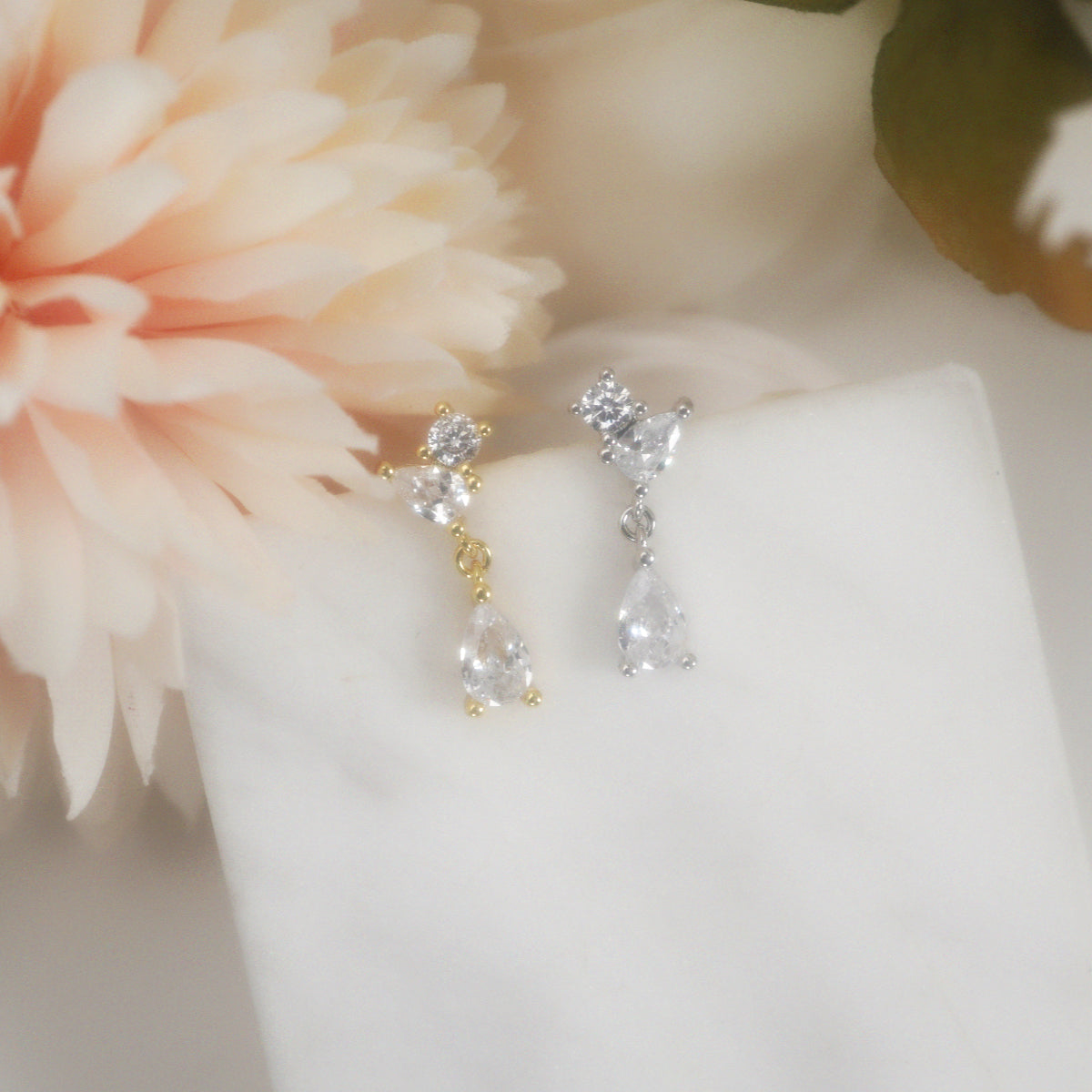 Dew Pear Studs