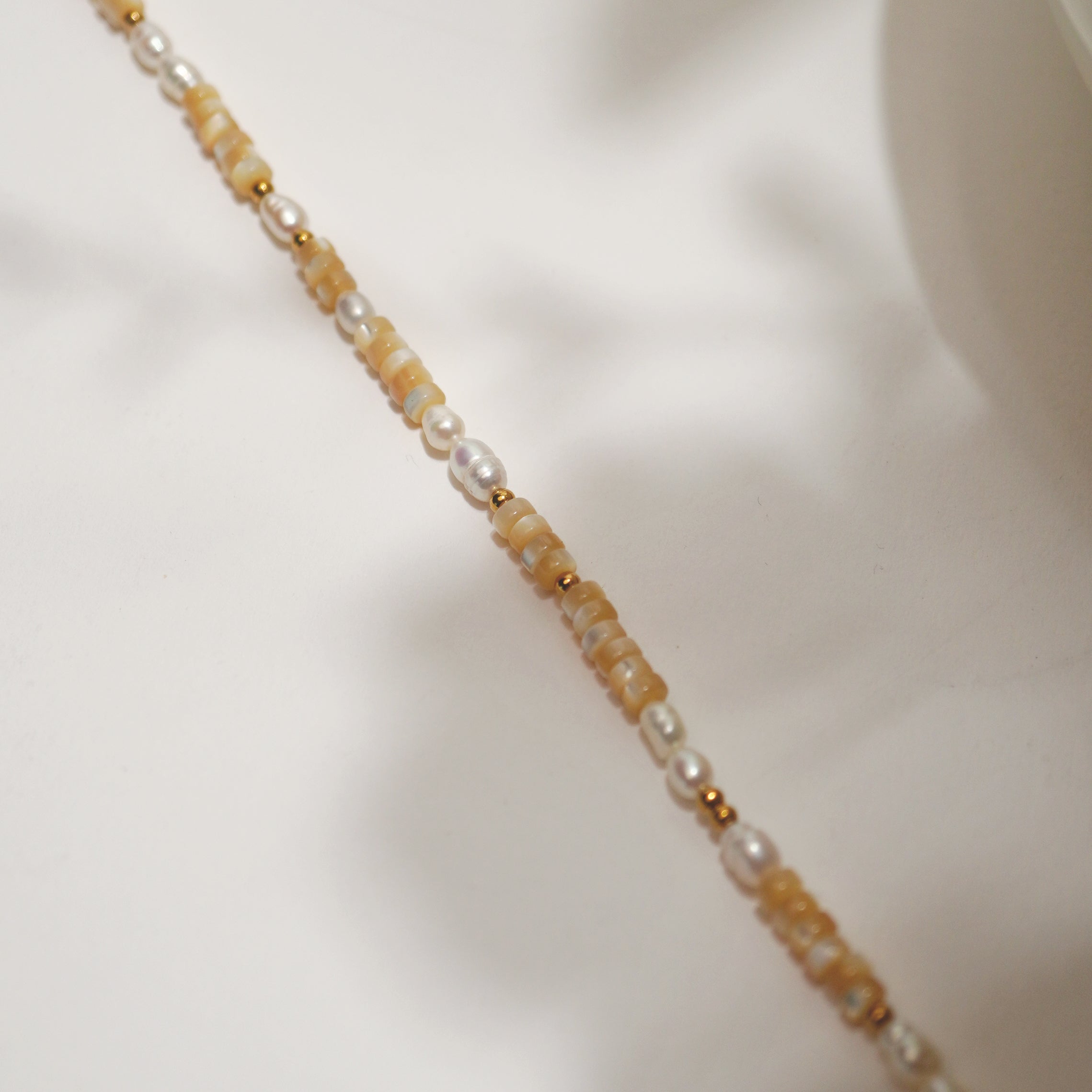 Donut Mother of Pearl Necklace