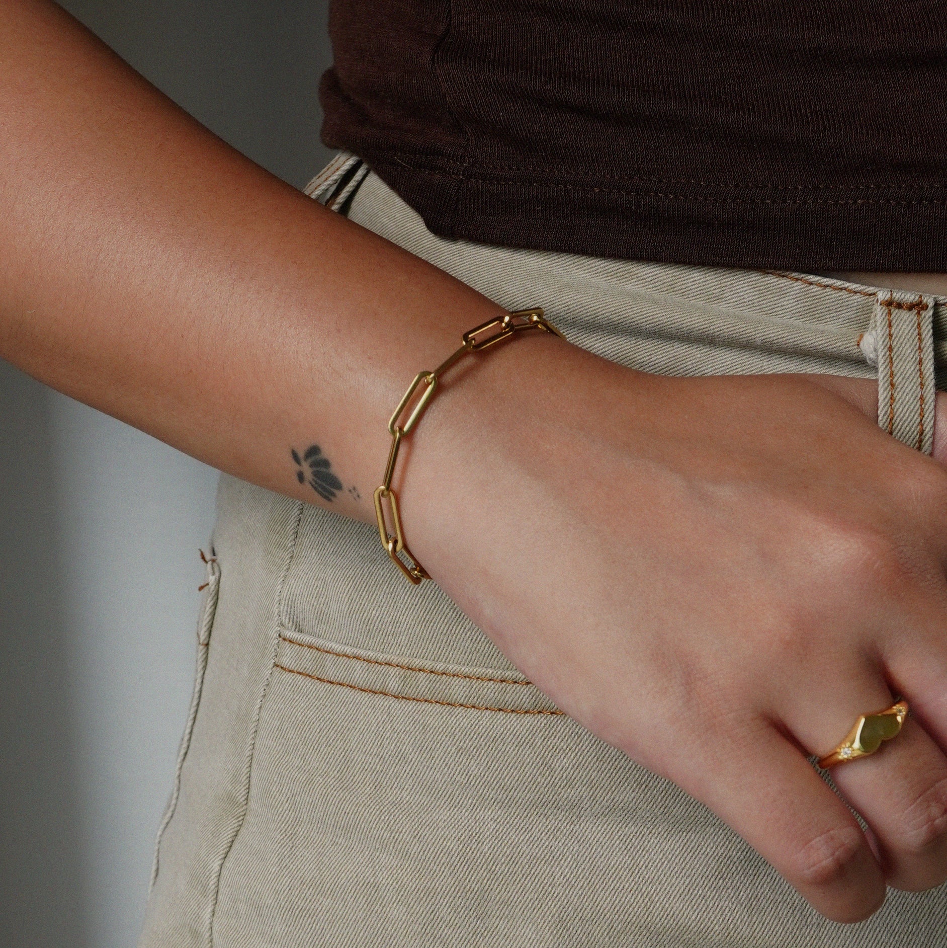 Metro Paperclip Bracelet