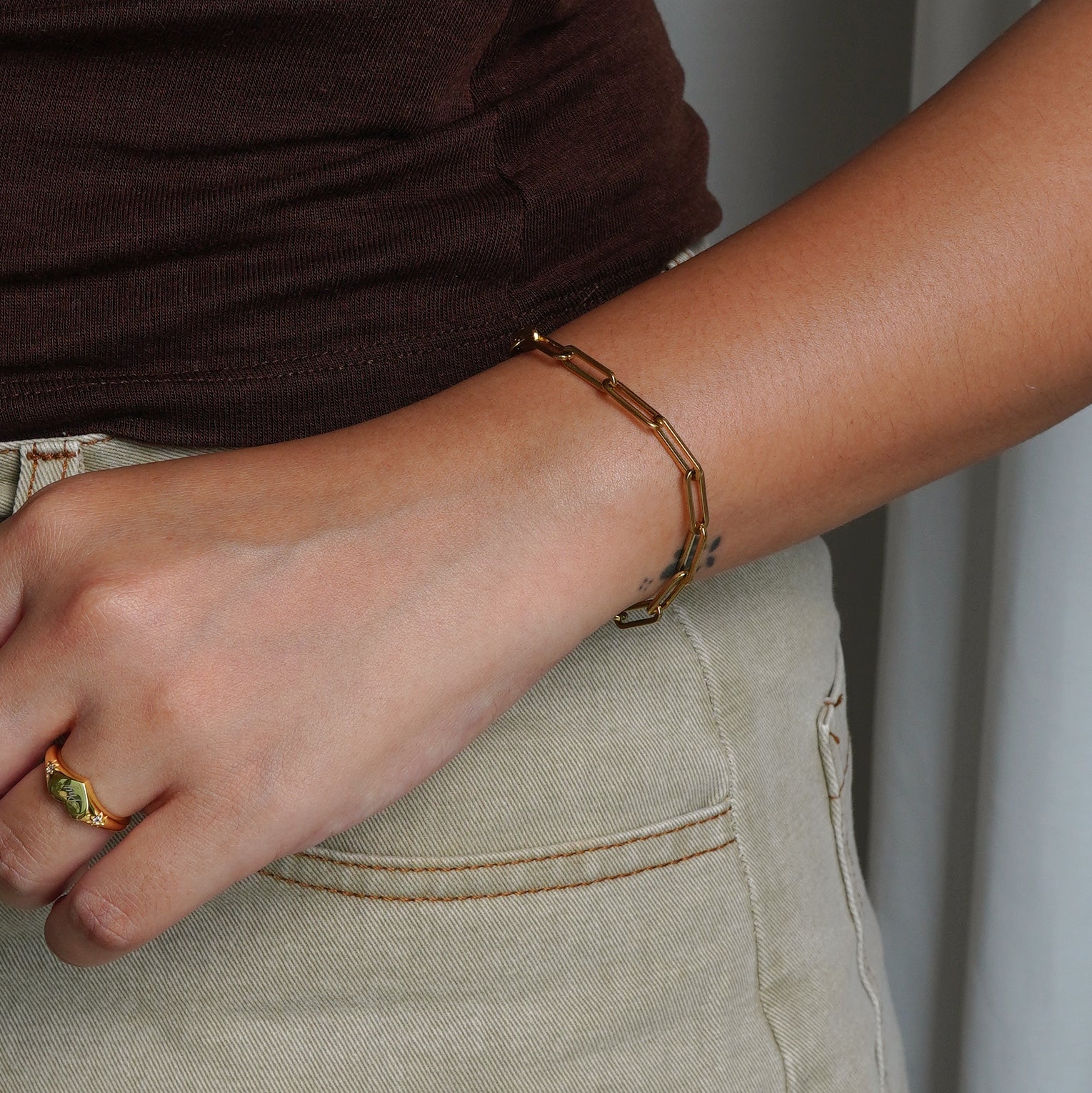 Metro Paperclip Bracelet