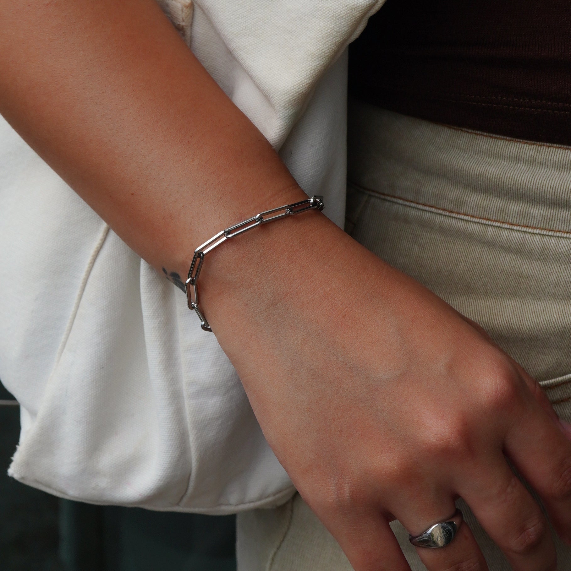 Metro Paperclip Bracelet