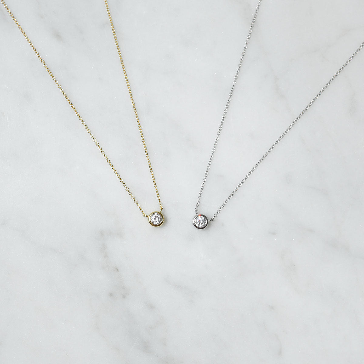 Single Bezel Necklace