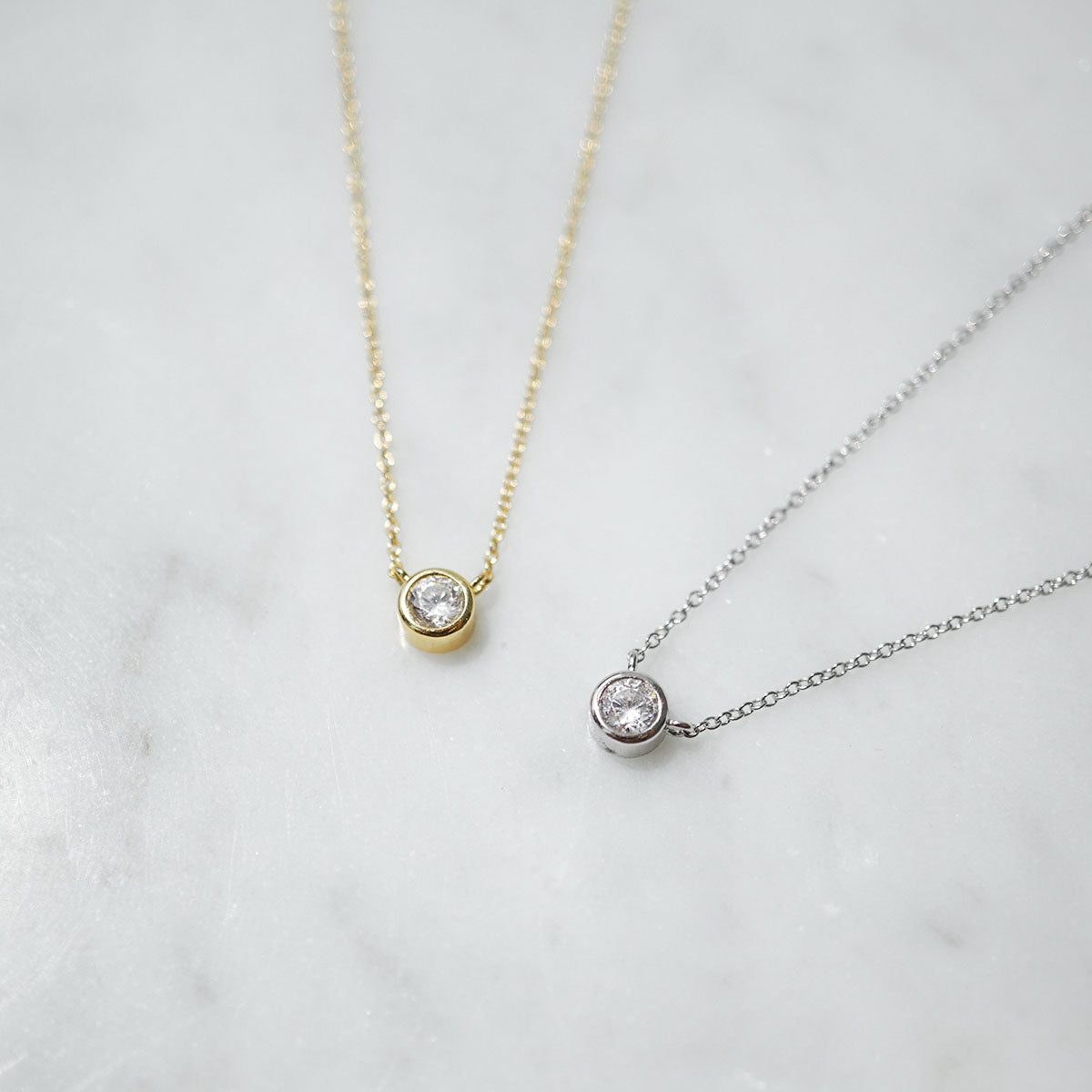 Single Bezel Necklace