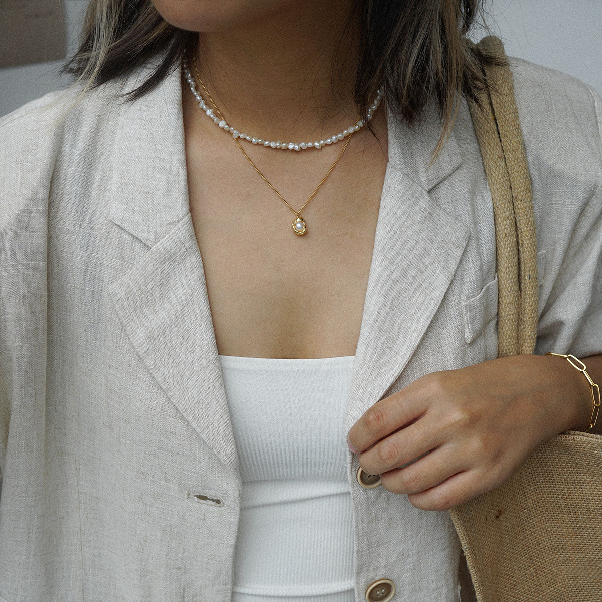 Sadie Pearl Necklace