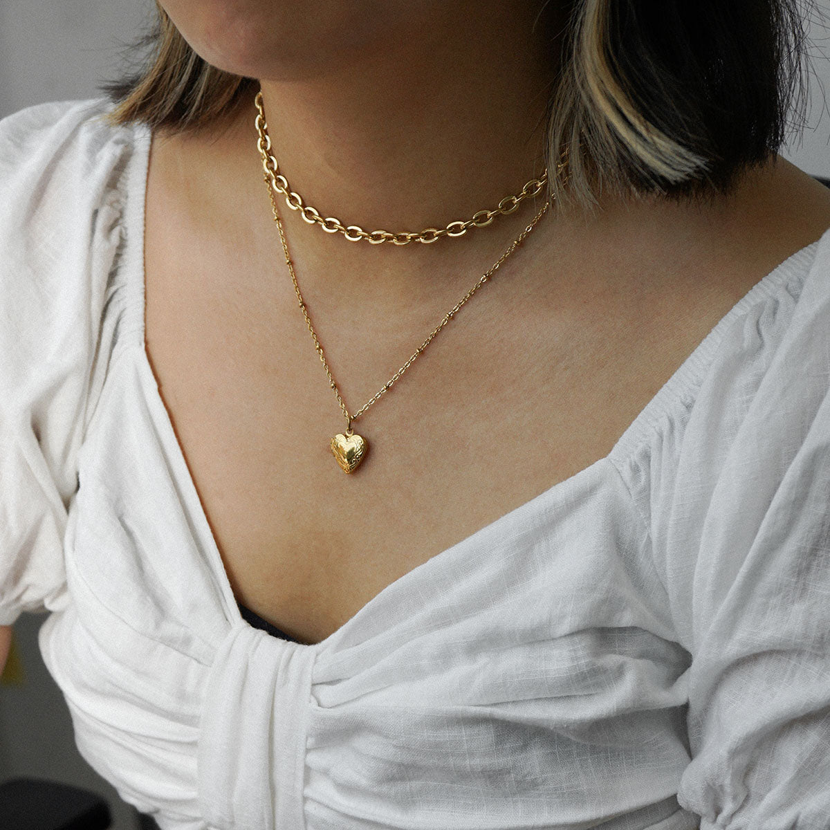 Amour Locket Necklace