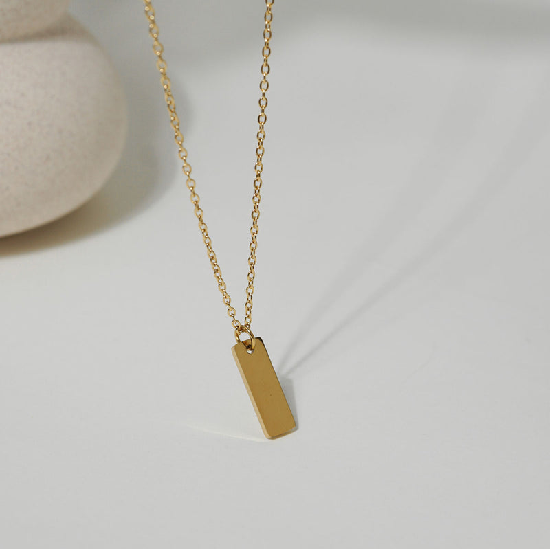 Baby Bar Necklace (Engravable)