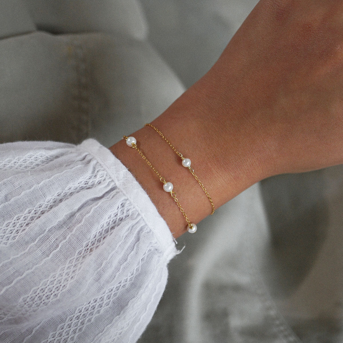 Single Pearl Bracelet