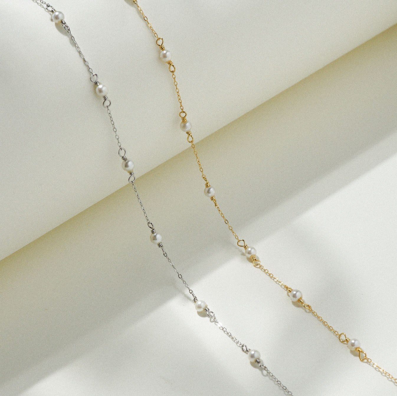 Pearl Station Necklace