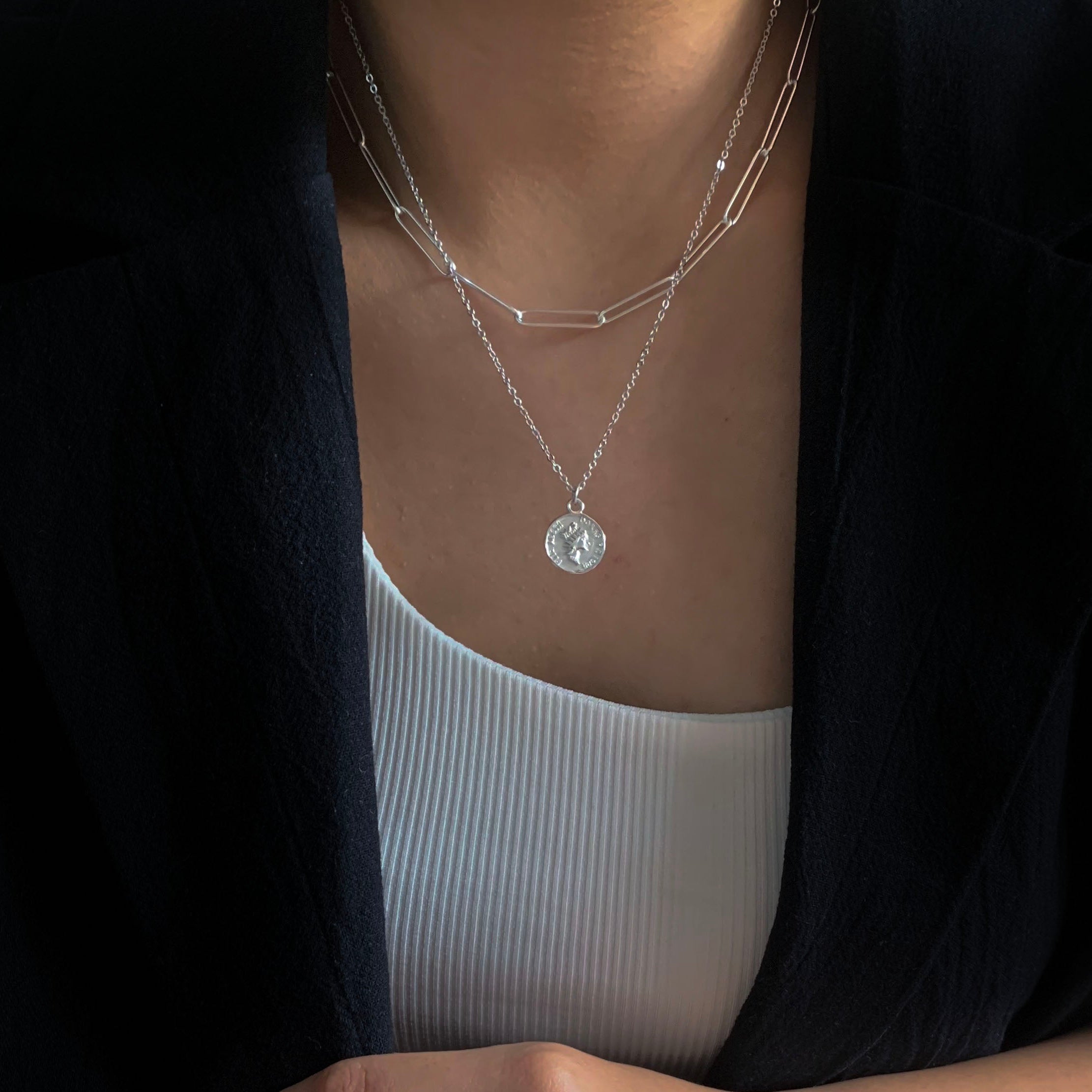 Harper Paperclip Necklace